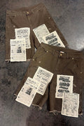 Brown patch jorts